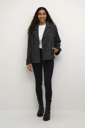 Jas Casual fit Black/Grey Check