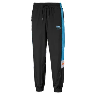 Puma x Tetris Heren Track Broek Getapete Grafische Logo Joggers 597137 01