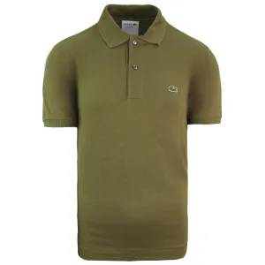 Lacoste Classic Fit Heren Khaki Poloshirt