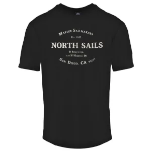 North Sails Master Sailmakers zwart T-shirt