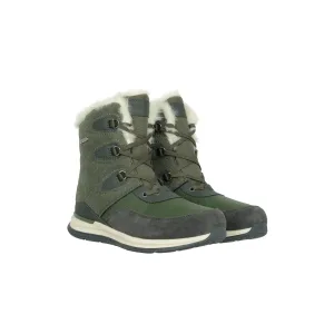 Mountain Warehouse Dames/Dames Ice Crystal Waterdichte Sneeuwlaarzen (Kaki Groen)