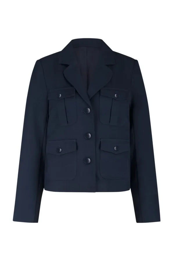 Label Dot Blazer Davina Blauw dames