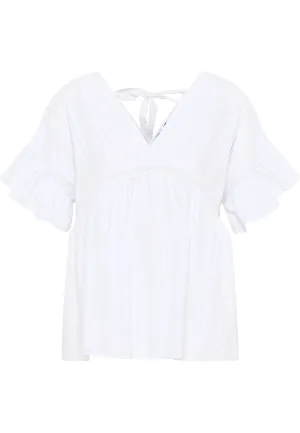 Dreimaster Tuniek Dames wit