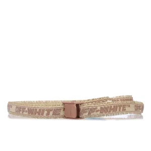 Accessories Off White Industrial Belt in Beige