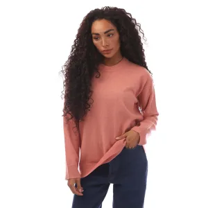 Women’s Gant Super Fine Lambswool Crewneck Sweater in Pink