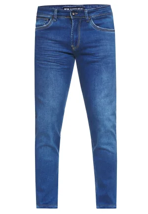 Jeansbroek “MELVIN” slim fit katoen stretch