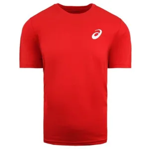 Asics Logo Heren Rood T-Shirt