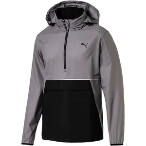 Puma Golf Retro Heren Grijs Anorak Jasje
