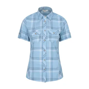Mountain Warehouse Dames/Dames Katoenen Vakantie Shirt (Maisblauw)