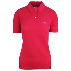 Lacoste Klassiek Fit Dames Roze Poloshirt