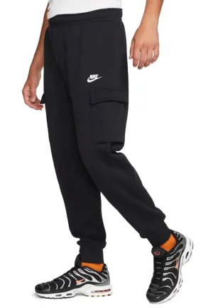 Nike Sportswear Club Fleece Heren Cargo Broek in Zwart