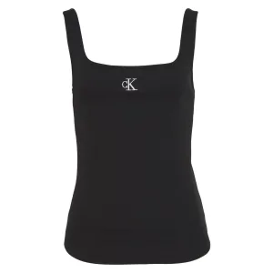 Calvin Klein Tanktop CK RIB TANK TOP met hoekige hals