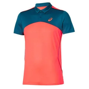 Asics Speler Heren Roze Tennis Poloshirt