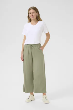 Casual broek Loose fit Oil Green