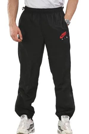 Nike Air heren lichtgewicht geweven trainingsbroek zwart