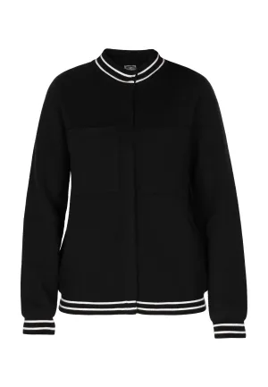 Dreimaster Vest Dames Zwart-witte strepen