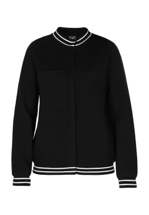 Dreimaster Vest Dames Zwart-witte strepen