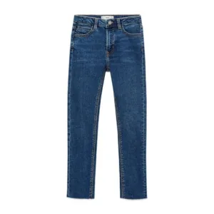 Mango Kids skinny jeans dark blue denim