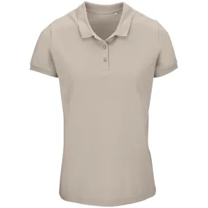 SOLS Dames/Dames Planet Piqué Biologisch Poloshirt (Touw)