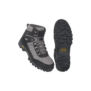 Mountain Warehouse Heren Storm Extreme Suede Waterdichte Wandelschoenen (Donkergrijs)