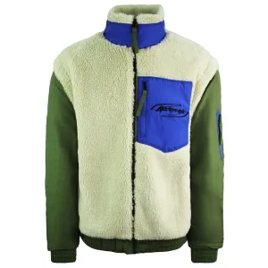 Puma x Attempt Sherpa Bomber Zip Up Olive Beige Herenjas 598257 75