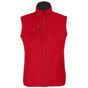 SOLS Dames/dames Falcon Softshell gerecyclede bodywarmer (Peperrood)