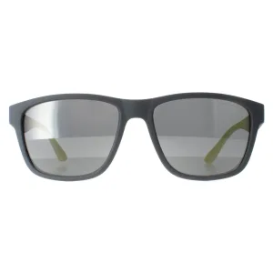 Armani Exchange AX4135S 81806G mat grijs spiegel zilver zonnebril