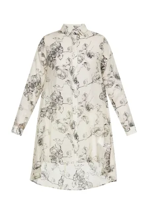 Dreimaster Blouse Dames zwart en wit