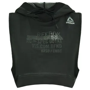 Reebok Combat Glory Mouwloze Training Cropped Zwart Vrouwen Hoody BK3879