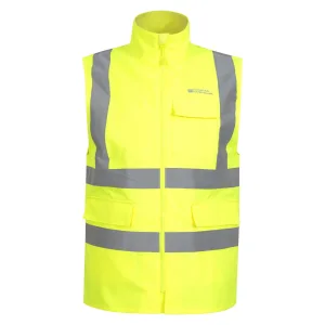 Mountain Warehouse Unisex waterdicht werkvest Hi-Vis voor volwassenen (Geel)