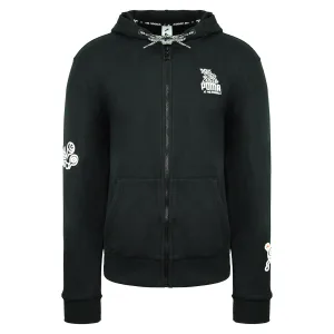Puma x Mr. Doodle Lange Mouw Zip Up Zwart Heren Capuchontrui 598681 01