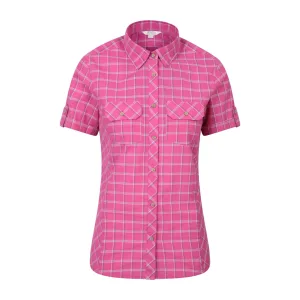 Mountain Warehouse Dames/Dames Katoenen Vakantie Shirt (Helder Roze)