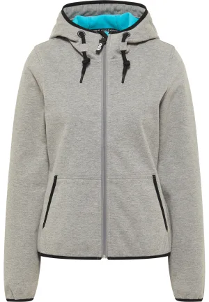 Mymo functionele jas duilio Dames grijs melange