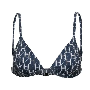 Dames Hugo Monogram Triangle Bikinitop in Multi kleur
