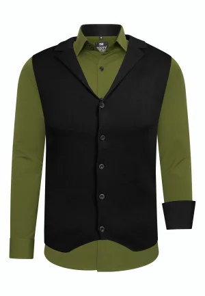 Shirt met vest set van 2