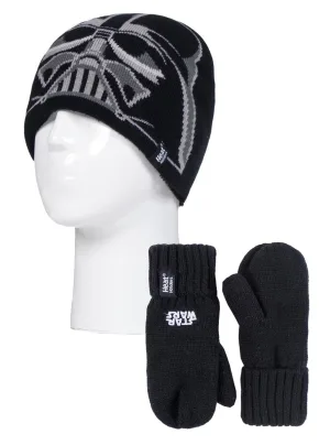 Heat Holders Jongens Star Wars Muts en Wanten Set – Darth Vader