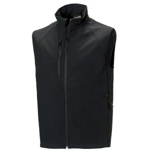 Russell Heren 3 Laags Zacht Schaaltje Giletjasje (Zwart)
