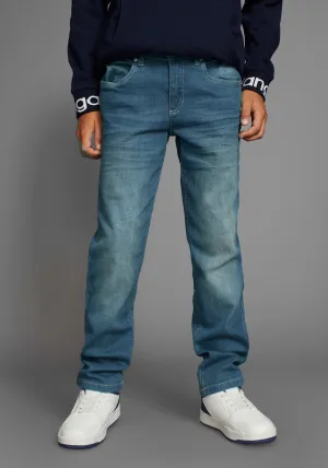 KangaROOS Stretch jeans , Regular fit, met rechte pijpen comfortabele pasvorm, rechte pasvorm, lage taille
