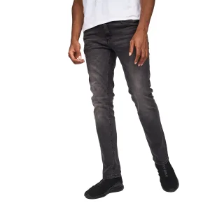 Crosshatch Heren Svelte Stretch Jeans (Donkergrijs)