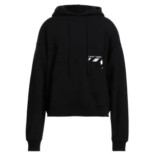 Off-white Pocket Skate-logo zwarte hoodie
