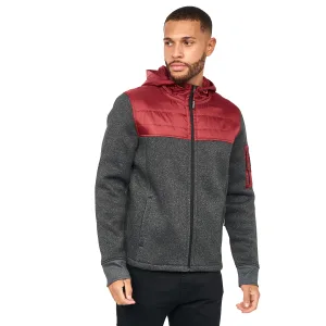 Crosshatch Heren Tradmax Jacket (Wijn)