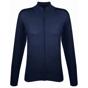 SOLS Vrouwen/dames Gordon Full Zip Cardigan (Marine)