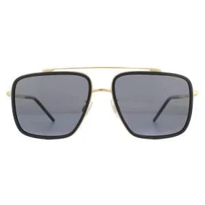 DOLCE & GABBANA Zonnebril DG2220 02/81 Goud En Zwart Bruin Verloop Gepolariseerd