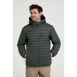 Mountain Warehouse Heren Henry II Extreme Met Dons Gevuld Jasje (Donkere Khaki)