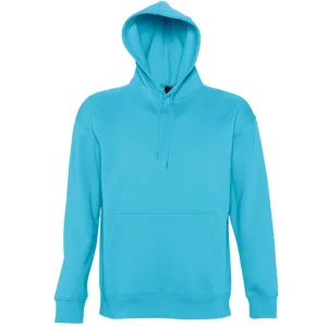 SOLS Slam Unisex Hooded Sweatshirt / Hoodie (Turquoise)