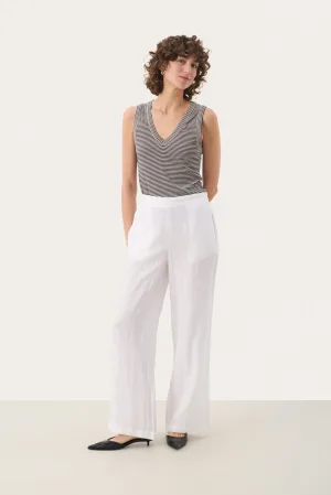Casual broek Classic fit Bright White