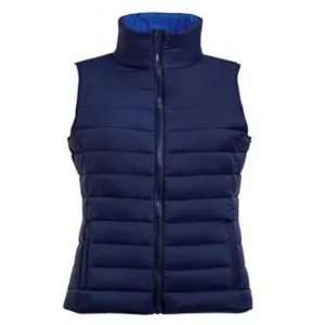 SOLS Vrouwen/dames Golfkussen Gewatteerde Waterafstotende Bodywarmer/Gilet (Marine)
