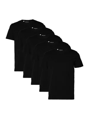SELECTED HOMME Shirt met ronde hals SLHCORMAC SS O-NECK TEE 5 PACK NOOS (set, 5-delig)
