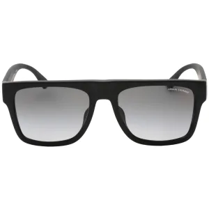 Armani Exchange grijze gradiëntlens matzwarte zonnebril