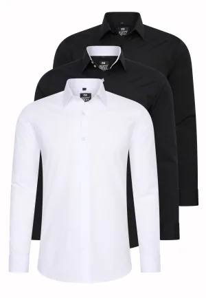 Set van 3 zakelijke overhemden